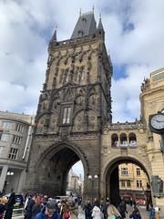 Prague Powder Tower in winter