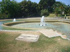 Gardens Mirador de l'Alcalde in Montjuïc, Barcelona