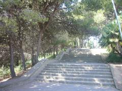 Gardens Mirador de l'Alcalde in Montjuïc, Barcelona