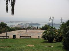 Barcelona port view from the Olympic site