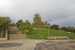 Parc de Montjuic panoramic view