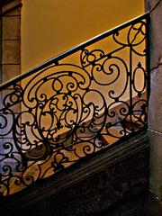 Palau La Virreina railing in Barcelona