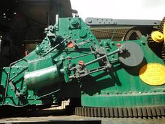 Steam crane mechanism by Craven Brothers at Train World