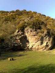 Agassiz Rock in a panoramic view