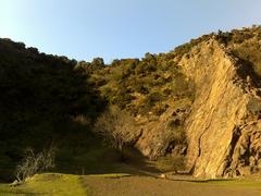 Abandoned quarry on the side of Blackford Hill