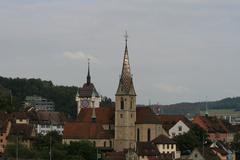 Stadtkirche and Stadtturm in Baden