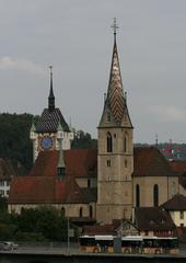 Stadtkirche, Sebastiankapelle, and Stadtturm Baden