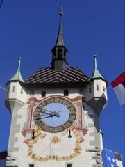 City Tower in Baden, Canton of Aargau, Northern Switzerland