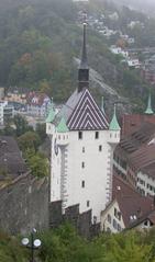 Stadtturm in Baden as seen from the castle ruins