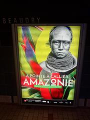 Ad for an exhibit at the Pointe-à-Callière Museum at the Beaudry station in the Montreal Metro