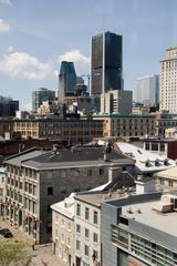 View from the roof of Pointe-à-Callière Museum