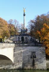 Luitpold Bridge and Angel of Peace in Munich