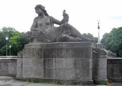 Sculpture 'Pfalz' on the Luitpold Bridge, Munich