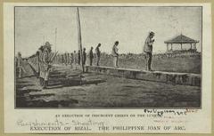 Execution of José Rizal, 1896