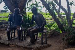 Statues of Dr. Jose Rizal and Dr. Pio Valenzuela in Dapitan City