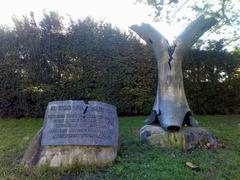 Memorial for Austrofascism in the garden of Belvedereschlössls Stockerau