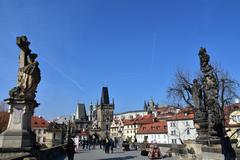 Charles Bridge in Prague built in 1357