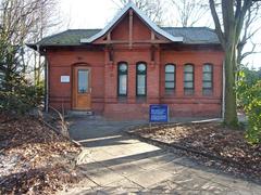 historic public toilet building in Eppendorfer Park