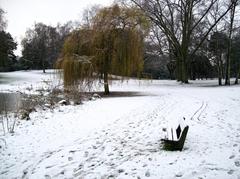 Eppendorfer Park in Winter