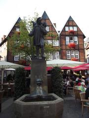 Kiepenkerl statue in Münster city center