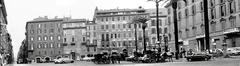 Panorama of Piazza di Spagna in Rome, 1977