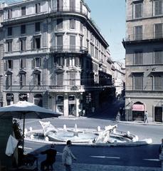 Barcaccia fountain in Rome