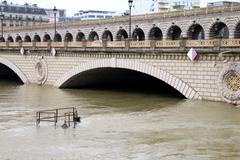 2018 Seine river flood at Paris, Bridge of Bercy