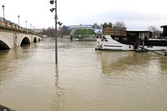 2018 Seine river flood in Paris