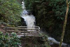 Geroldsauer Waterfall after heavy rains