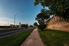 Avignon Boulevard de l'Oulle 14th century Ramparts