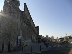 panoramic view of Avignon with historic buildings and the Rhône River