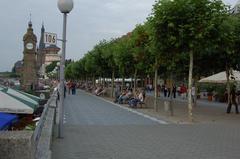 Altstadt Düsseldorf Germany panoramic view