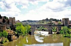 Martinsbrücke over the Tagus River in Toledo