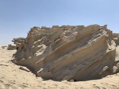 Fossil dunes in Abu Dhabi