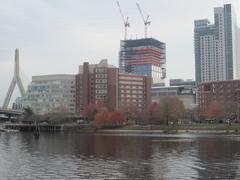 Boston cityscape featuring high-rise buildings and waterfront in 2019