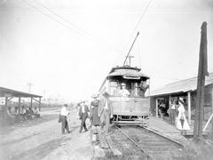 Streetcar at Ballast Point Park in Tampa, Florida, 1910