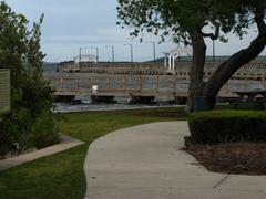 Ballast Point Park boat dock and fishing pier in Tampa, Florida