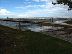 Boat ramp at Ballast Point Park in Tampa, Florida