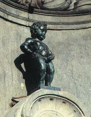 Manneken Pis statue in Brussels