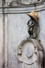 Le Manneken Pis statue in Brussels