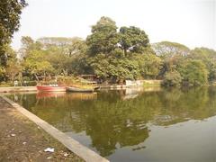 Boats on Dharmasagar in January 2011