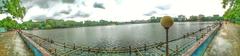 Panoramic view of Dharmasagar Pond