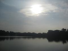 Dharmasagar Pond in June 2014 at noon