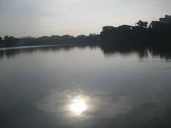 Dharmasagar Pond at noon