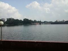 Dharmasagar lake in Comilla, Bangladesh