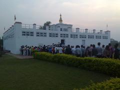 Lumbini monument in Nepal