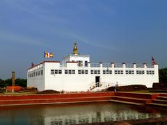 Mayadevi Temple from the south in Lumbini, Nepal