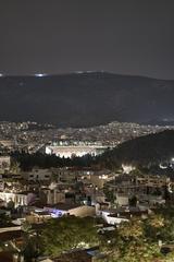 Athens at night, April 22, 2024