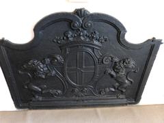 Schloss Hof fireback with coats of arms of Prince Eugene of Savoy