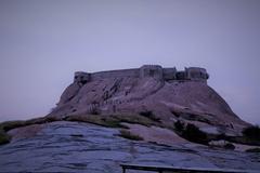 Namakkal Fort with blue sky